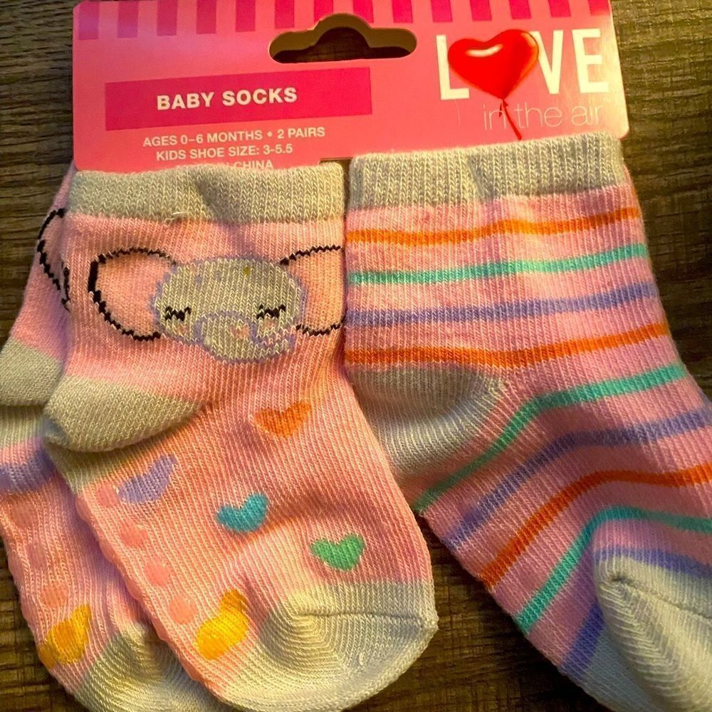 Baby Socks Cute 2 Pairs